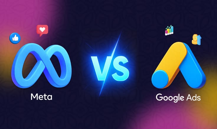 Google Ads vs Meta Ads comparison for Ajmer market
